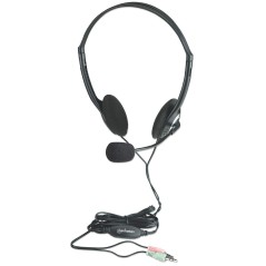 Manhattan HEADSET, STEREO, MIKROFON, – stereo headset